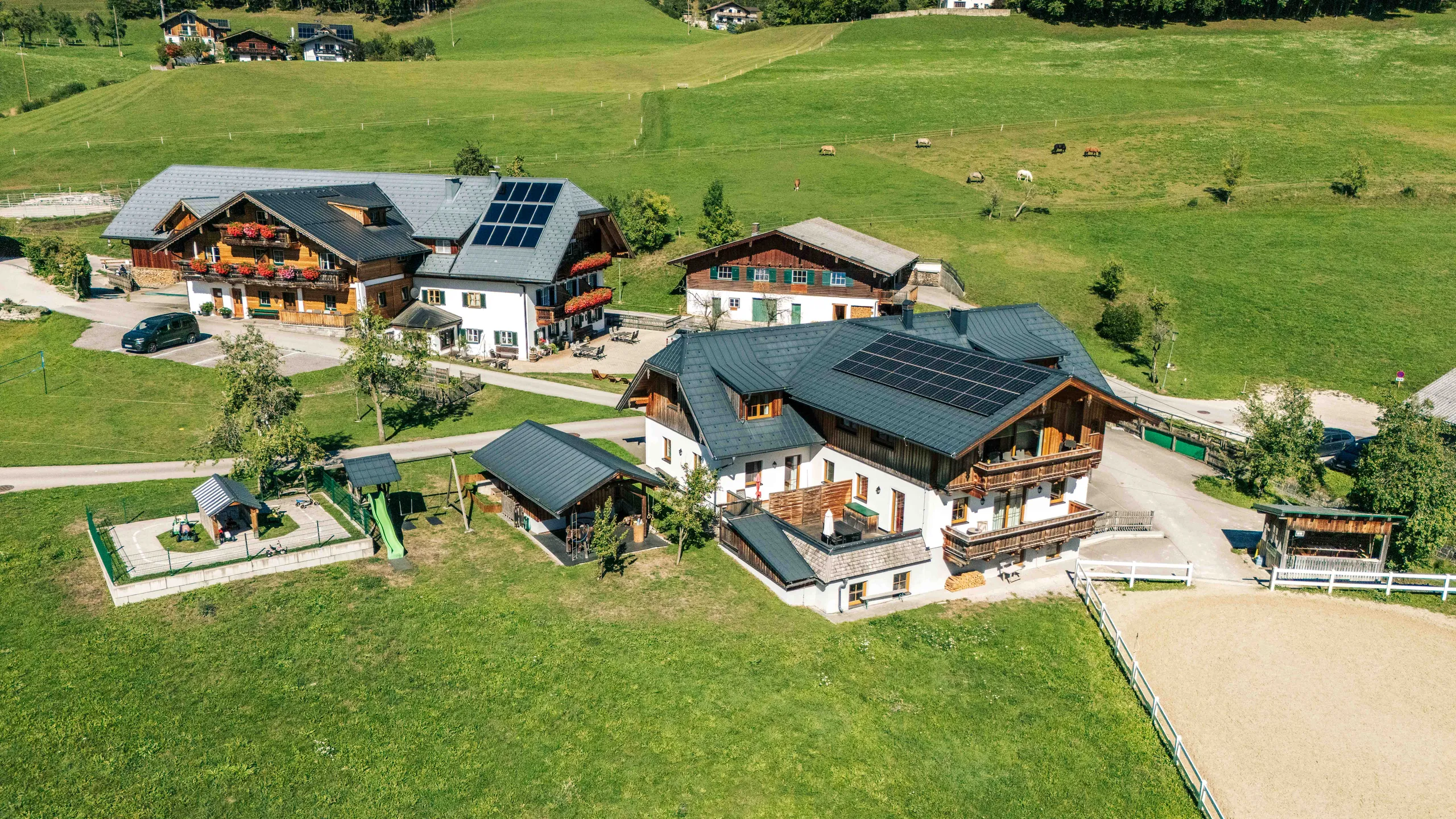 Luftaufnahme Bauernhof